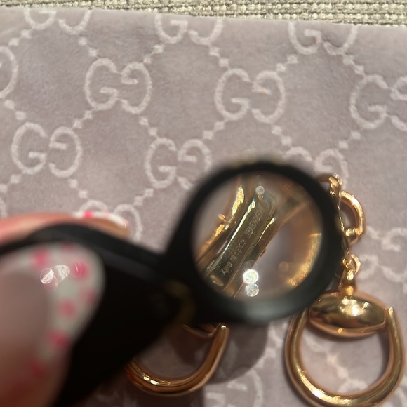 Gucci 18kt rose gold horse-bit earrings. - Picture 3 of 3